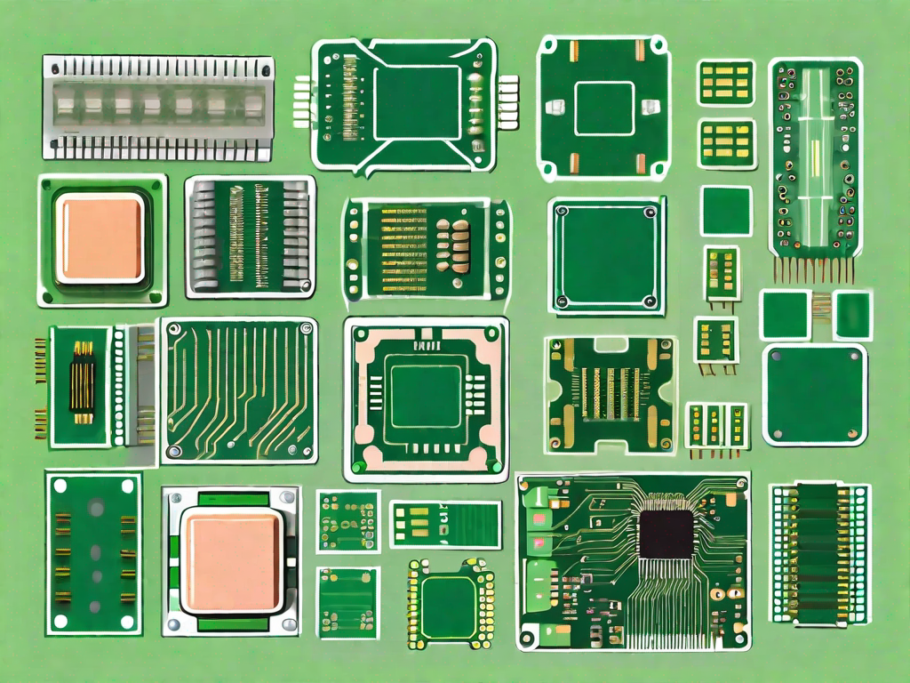 Various types of integrated circuit (ic) electronic components such as microprocessors