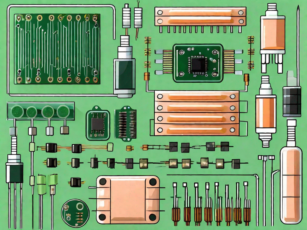 Various electronic components such as resistors